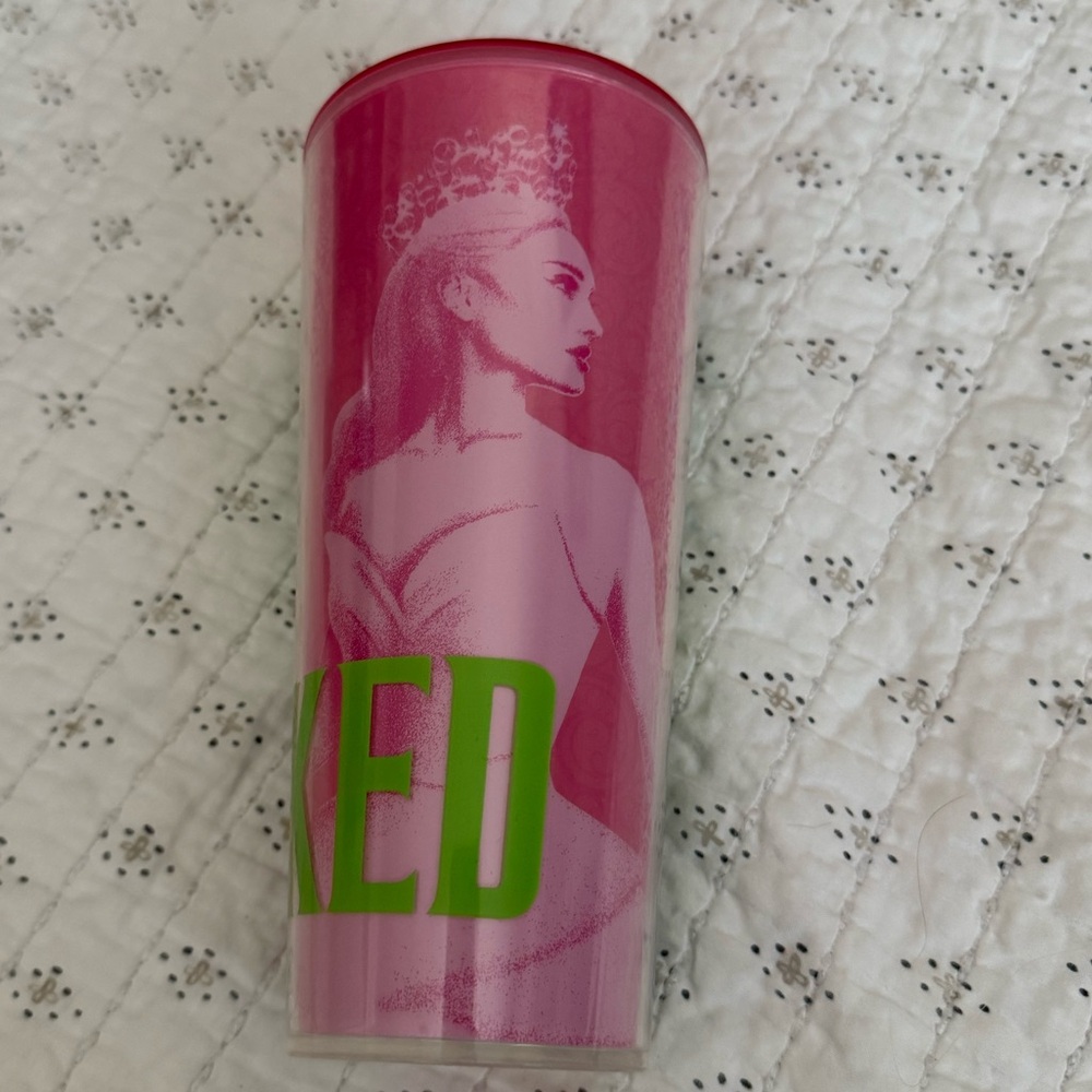 New Cinemark Exclusive Wicked Movie 24oz. Tumbler Cup with Straw
